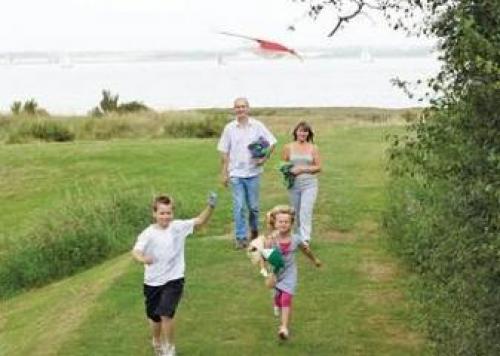 Waterside at St. Lawrence Bay, Southminster, Essex